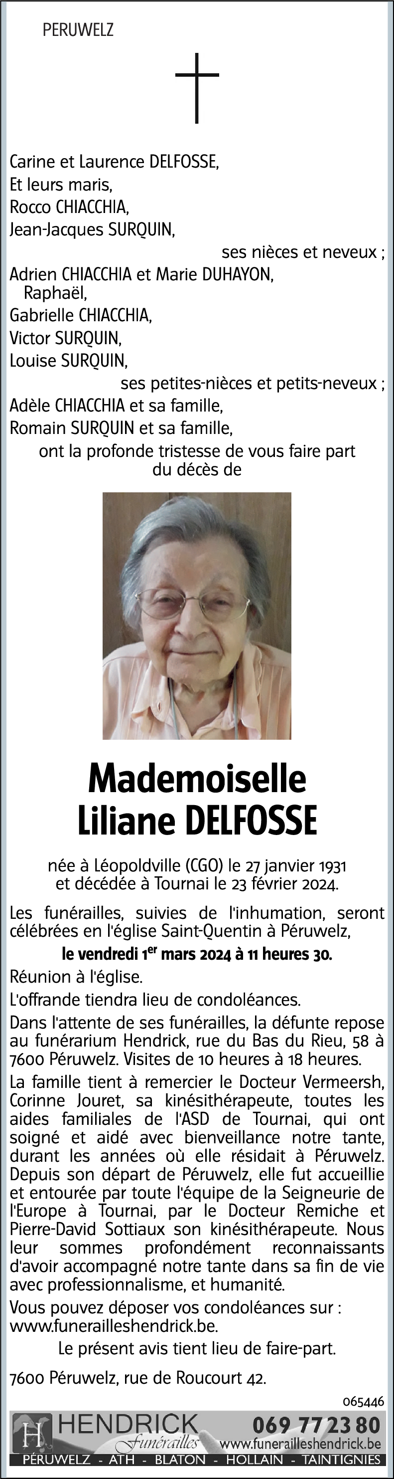 Liliane DELFOSSE