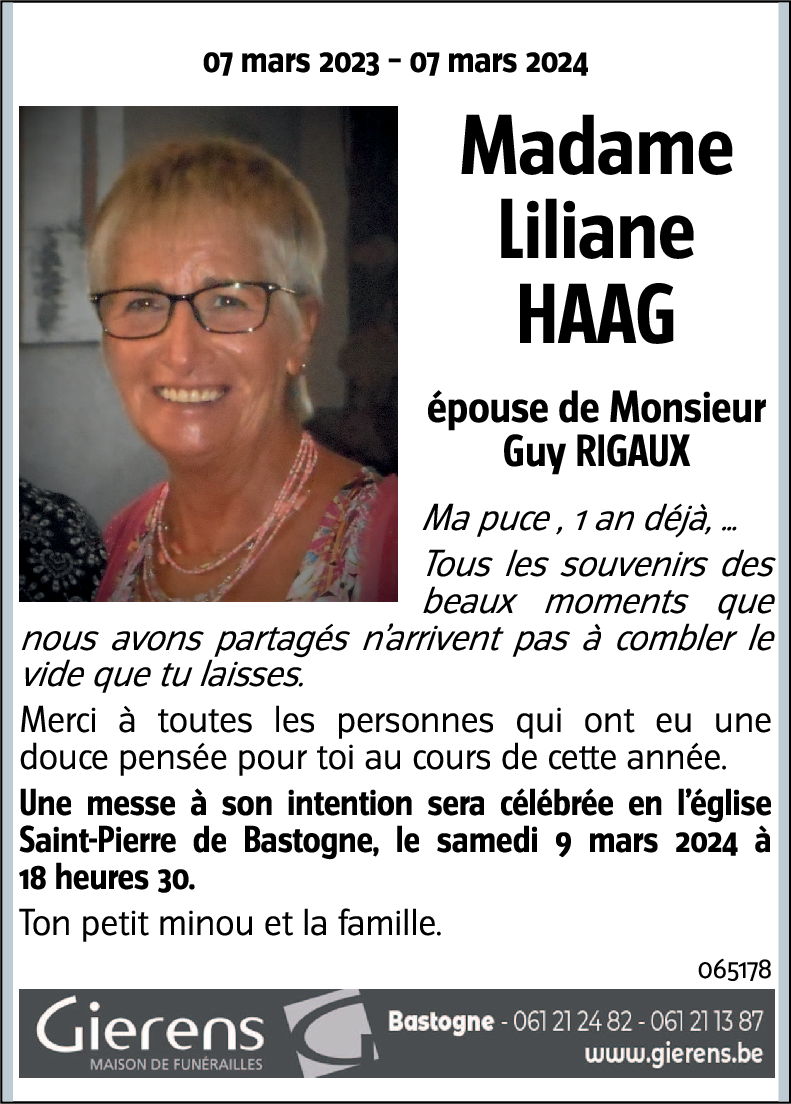 Liliane HAAG