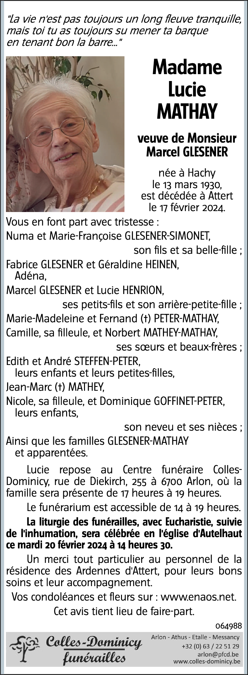 Lucie MATHAY
