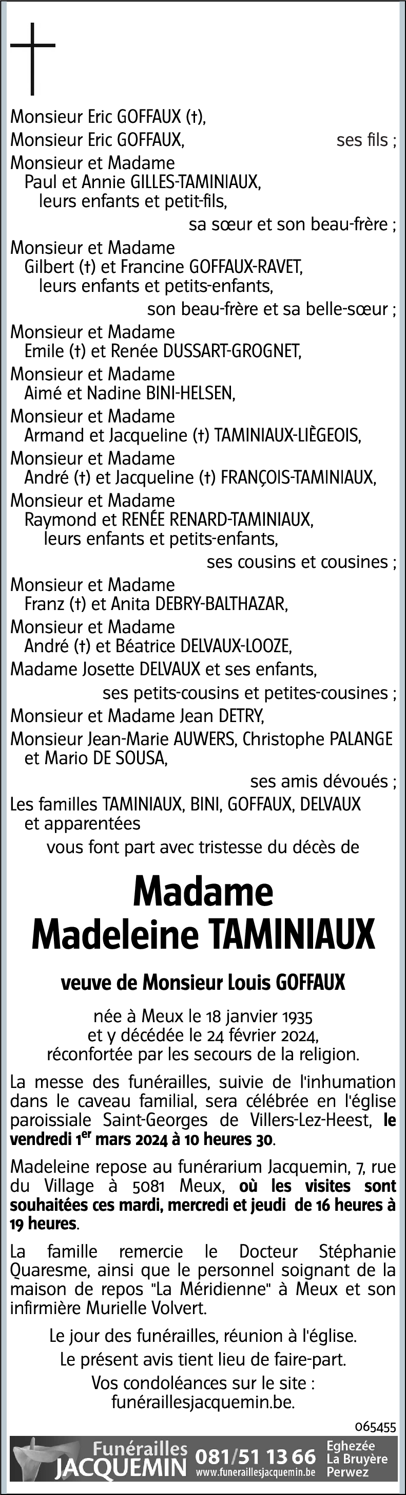 Madeleine Taminiaux