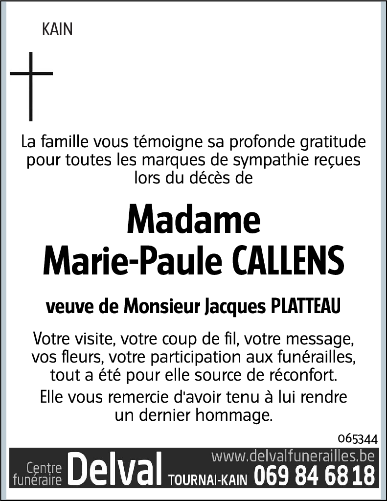 Marie-Paule CALLENS.