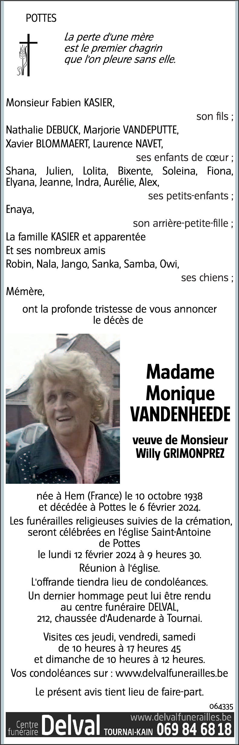 Monique VANDENHEEDE