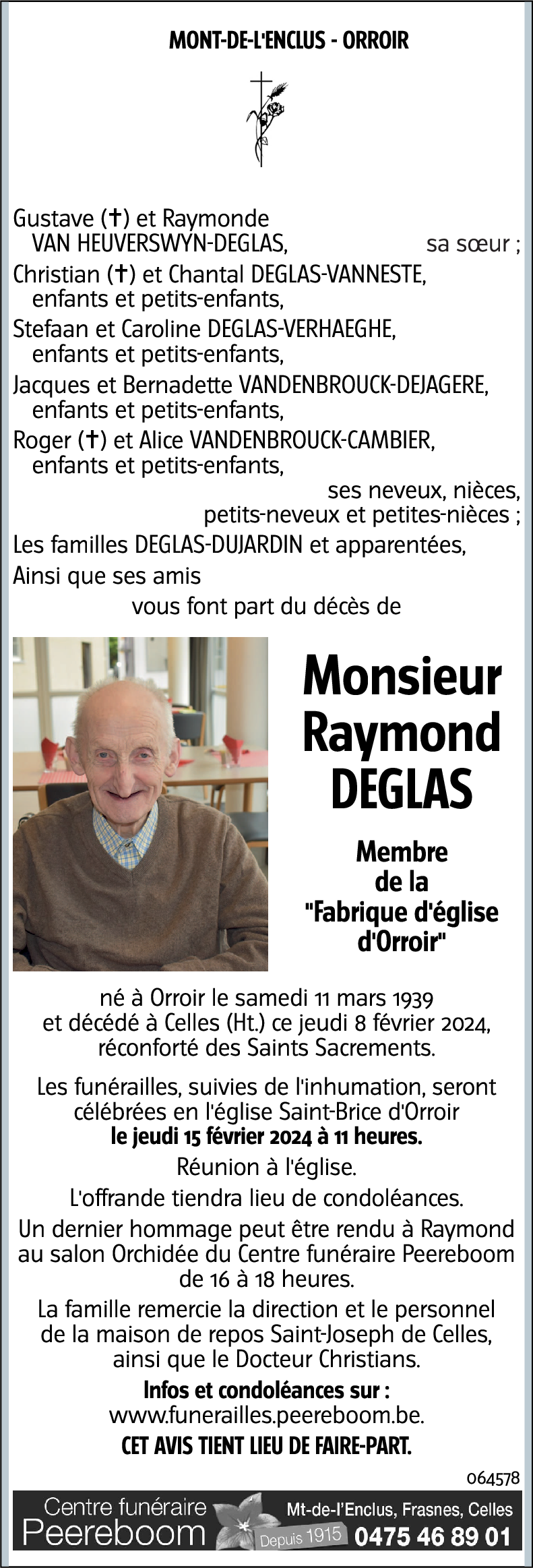 Raymond DEGLAS