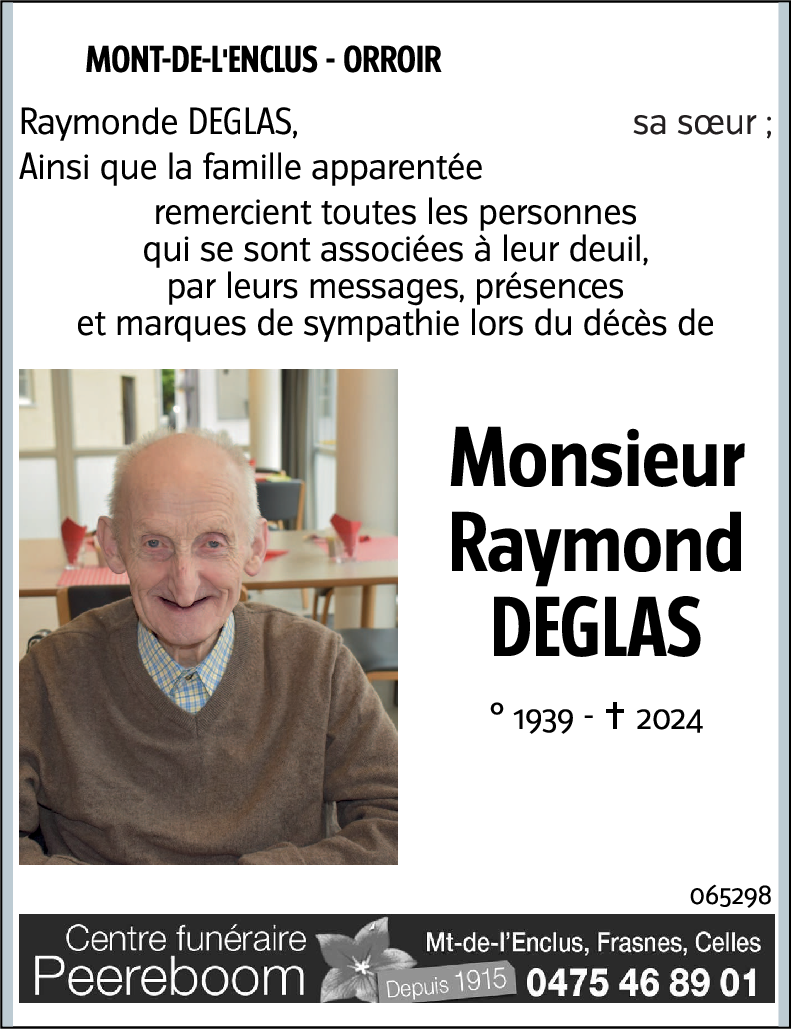Raymond DEGLAS