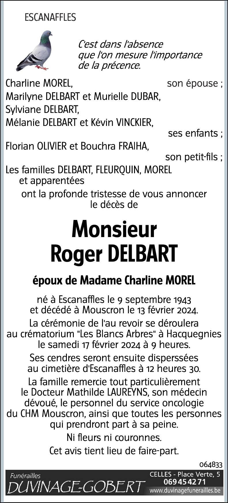 Roger DELBART