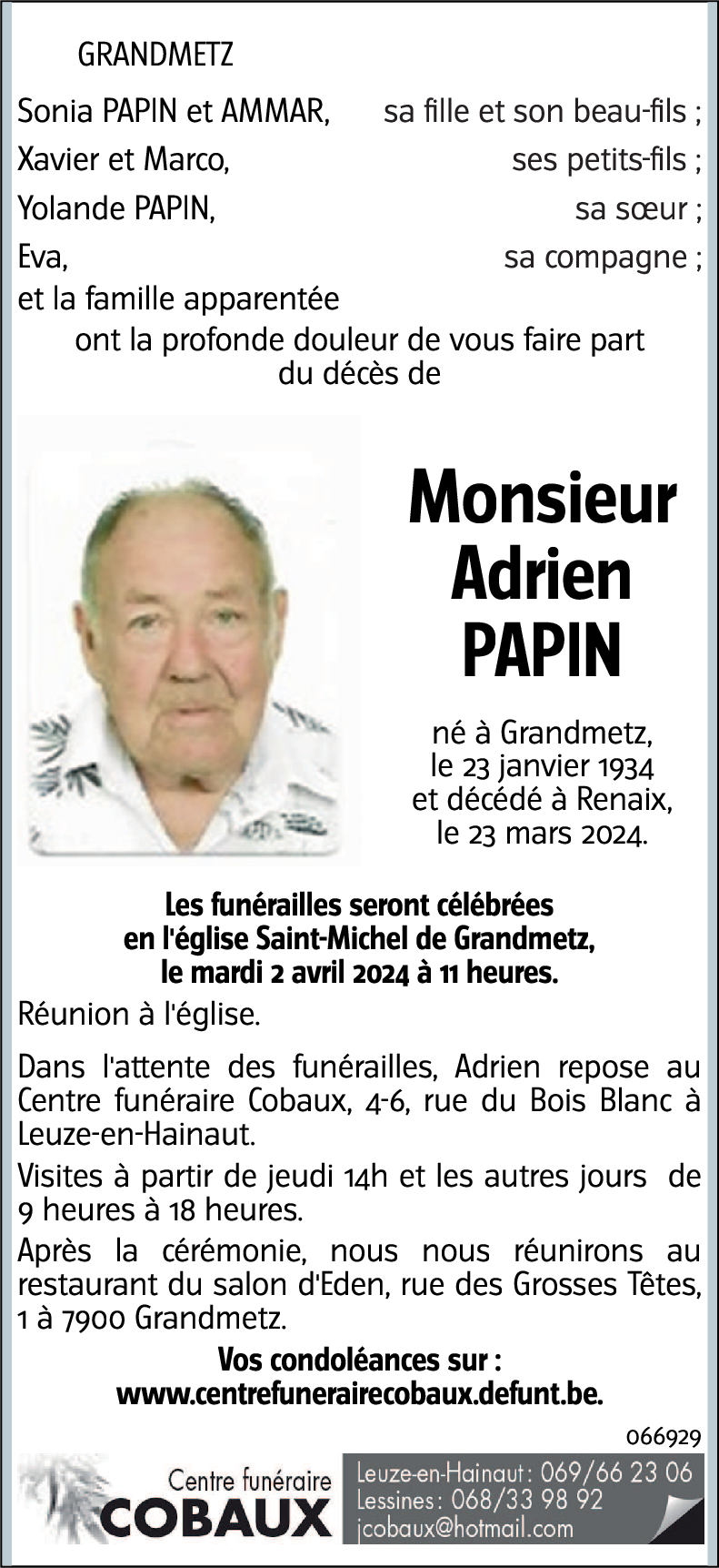 Adrien PAPIN