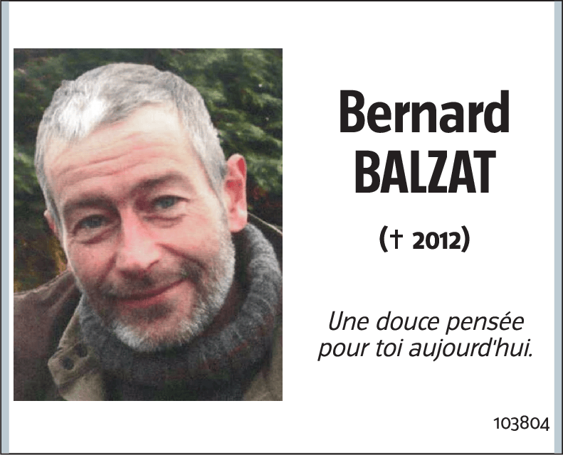 Bernard BALZAT