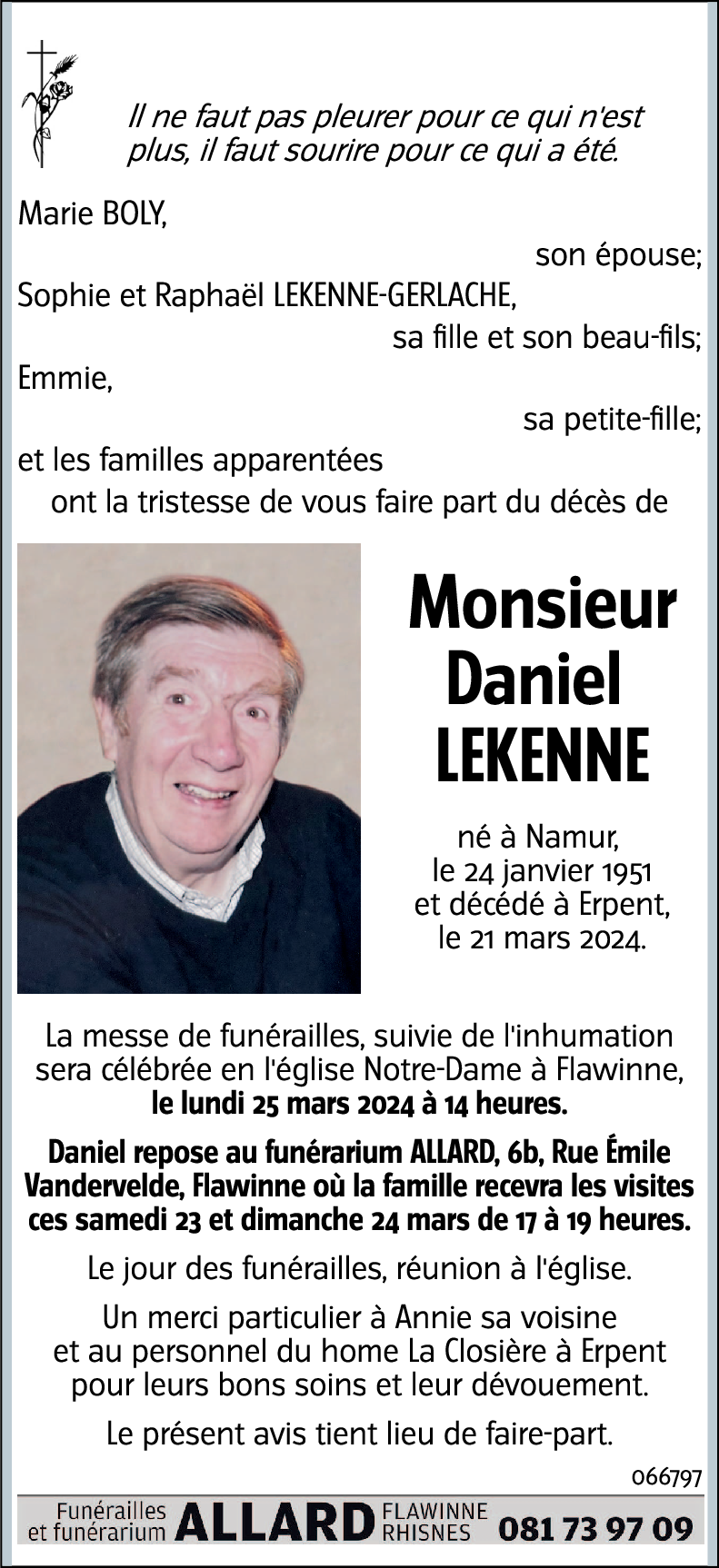 Daniel LEKENNE
