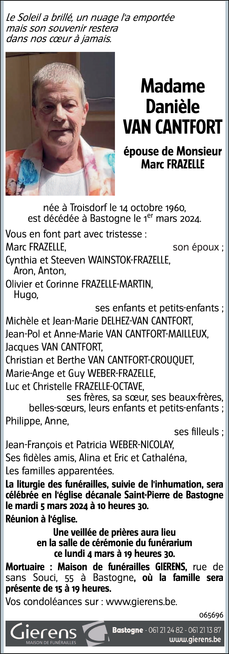 Danièle VAN CANTFORT
