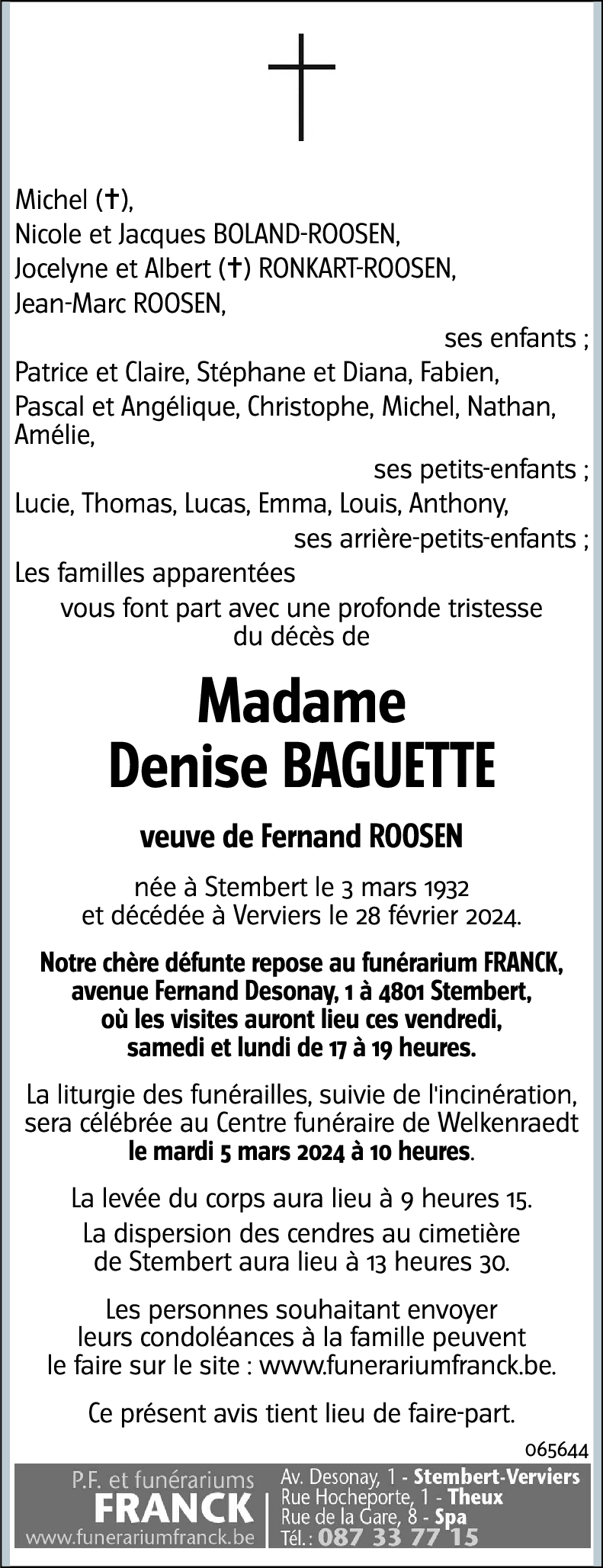 Denise Baguette
