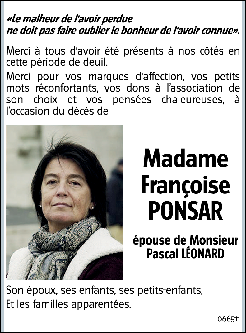 Françoise Ponsar