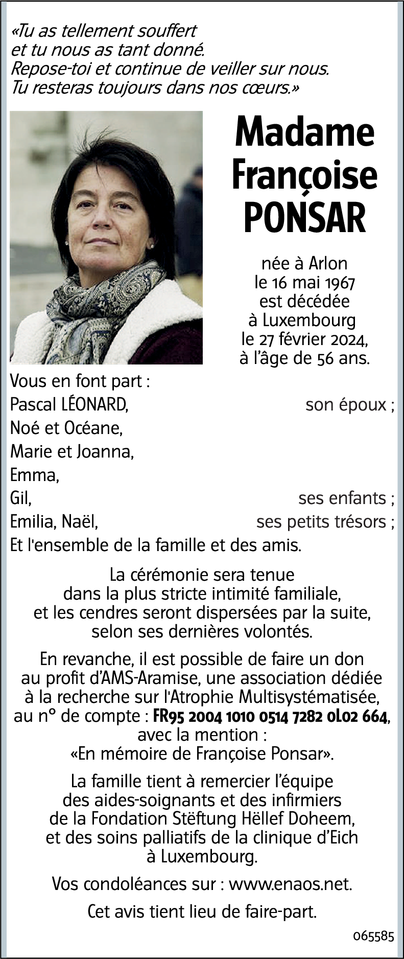 Françoise PONSART