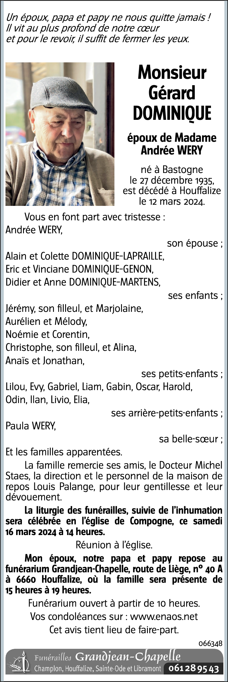 Gérard DOMINIQUE