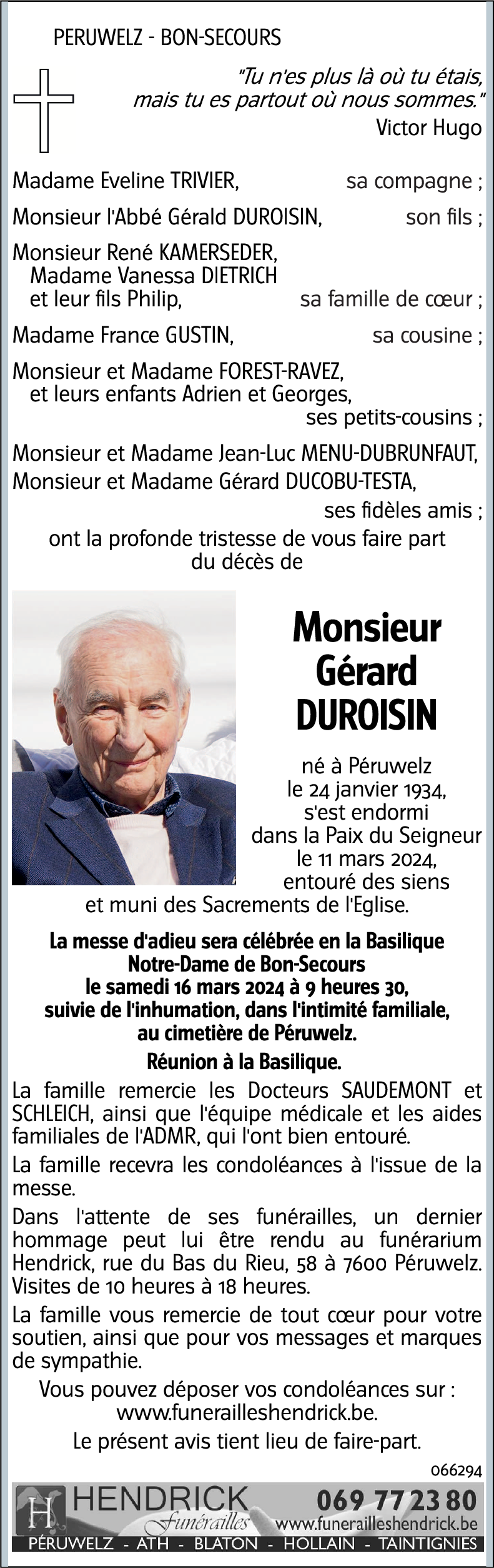 Gérard DUROISIN