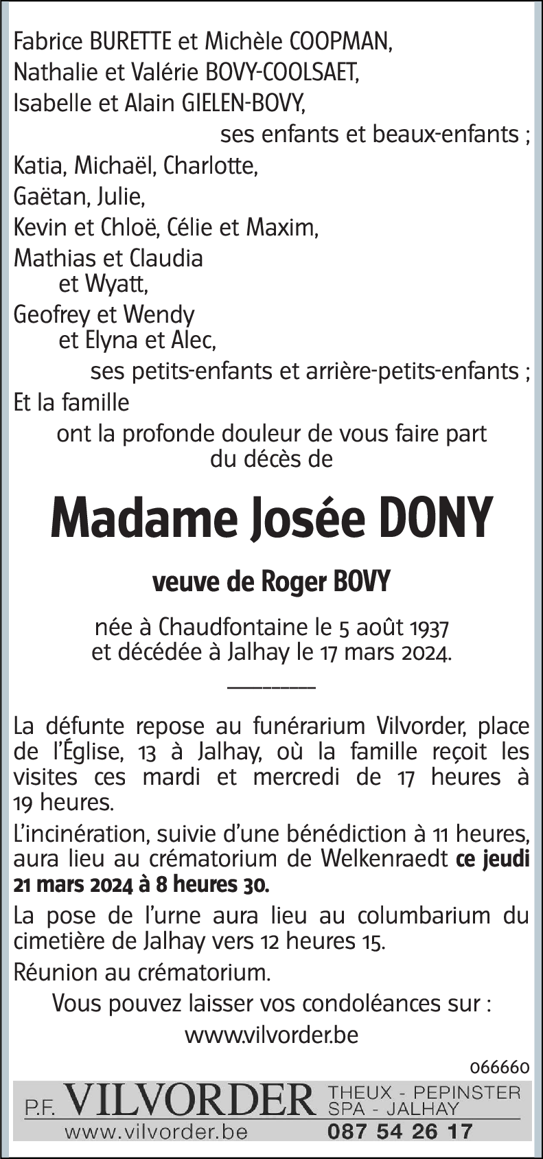 Josée DONY