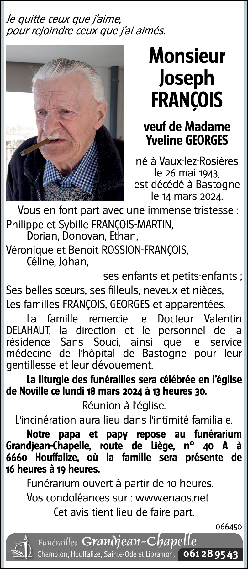 Joseph FRANÇOIS