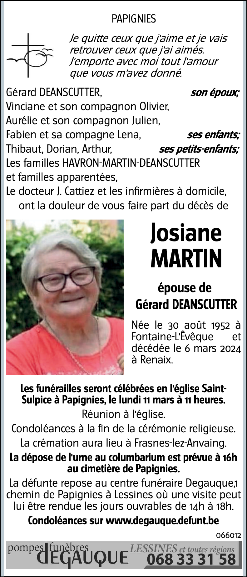 Josiane MARTIN