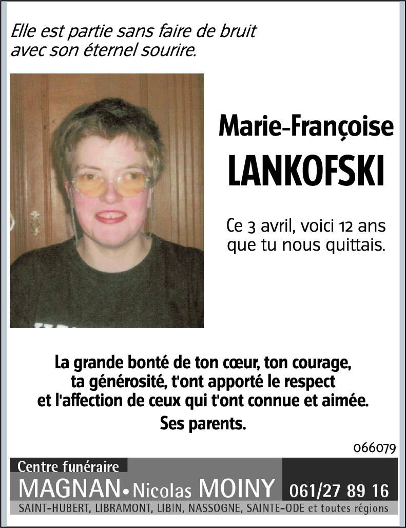 Lankofski Marie-Françoise