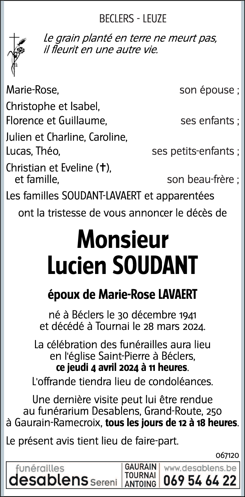Lucien SOUDANT