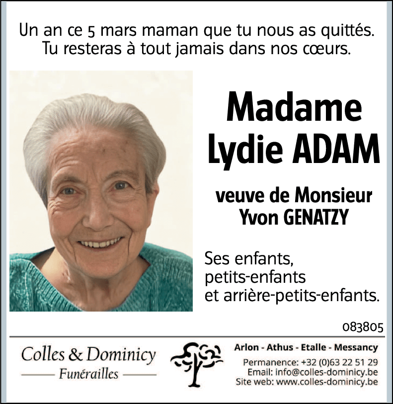 Lydie ADAM