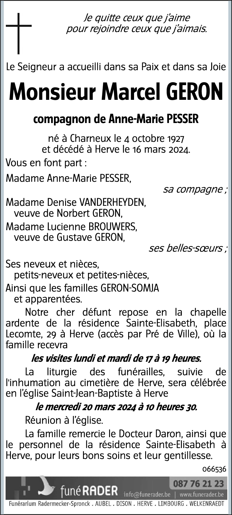 Marcel GERON