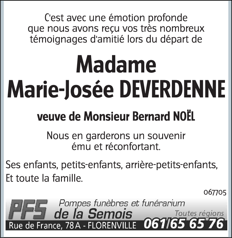Marie-Josée DEVERDENNE
