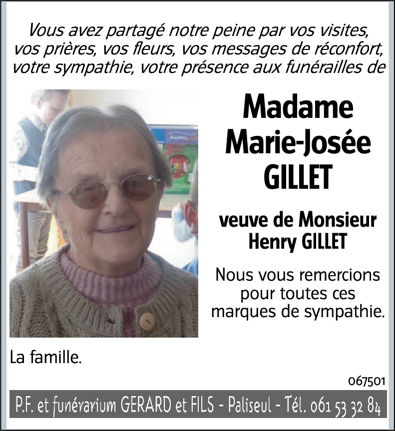 Marie-Josée GILLET