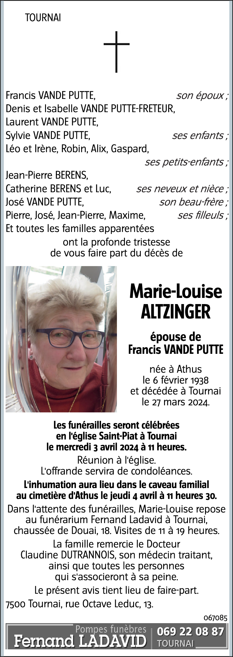 Marie-Louise ALTZINGER