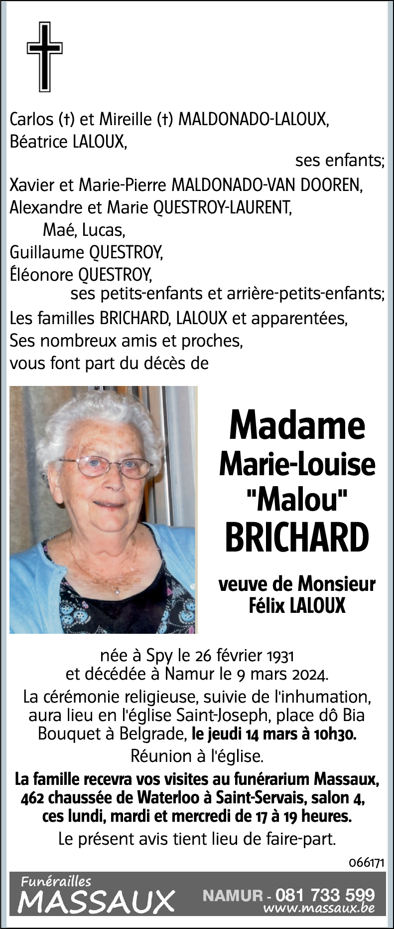 Marie-Louise BRICHARD