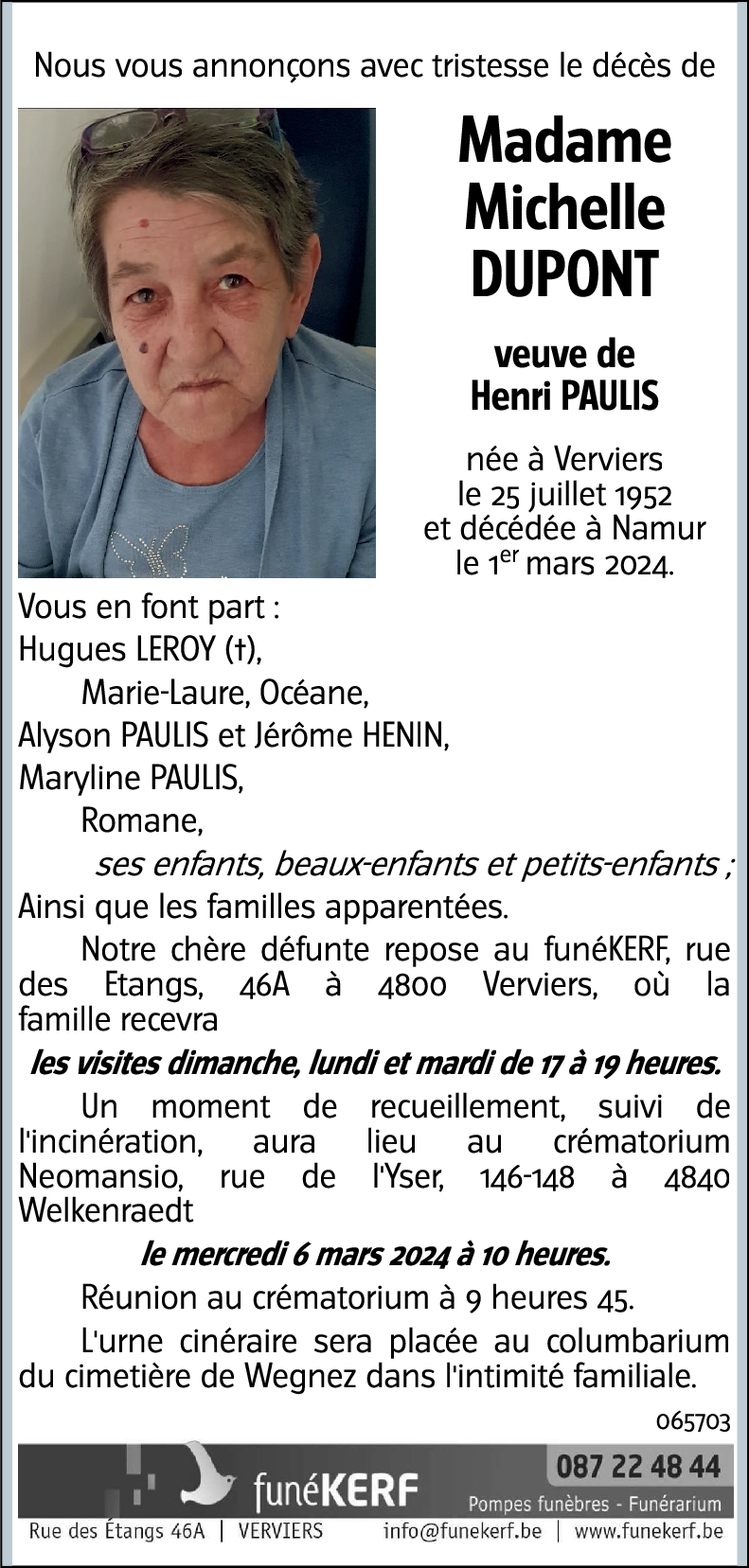 Michèle DUPONT
