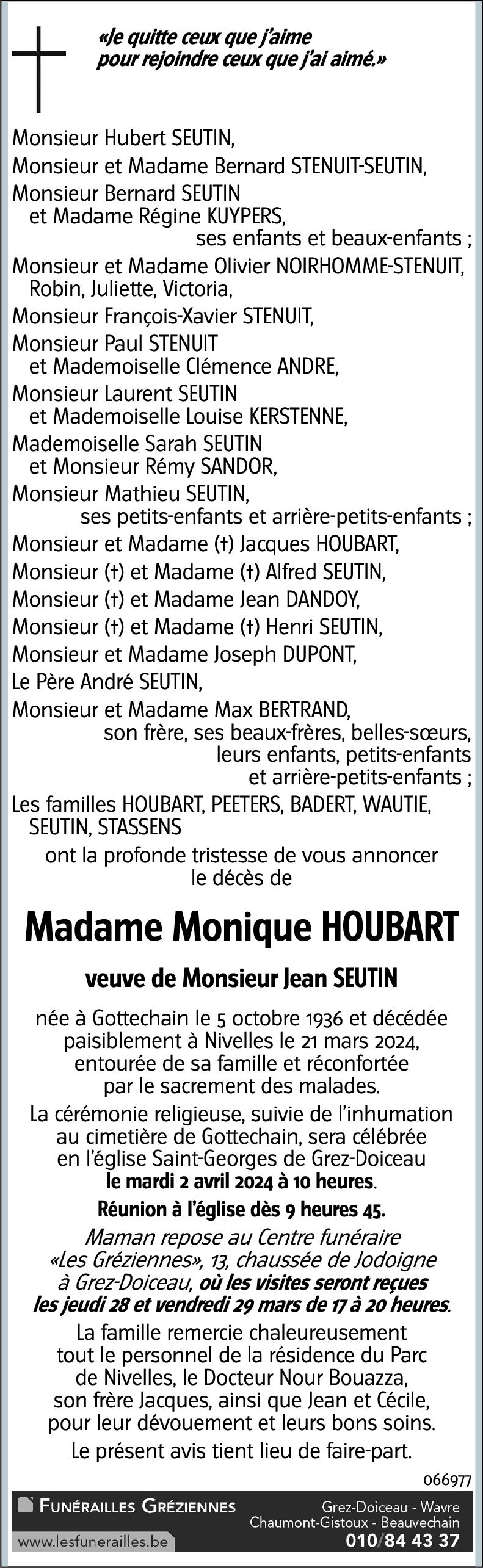 Monique HOUBART