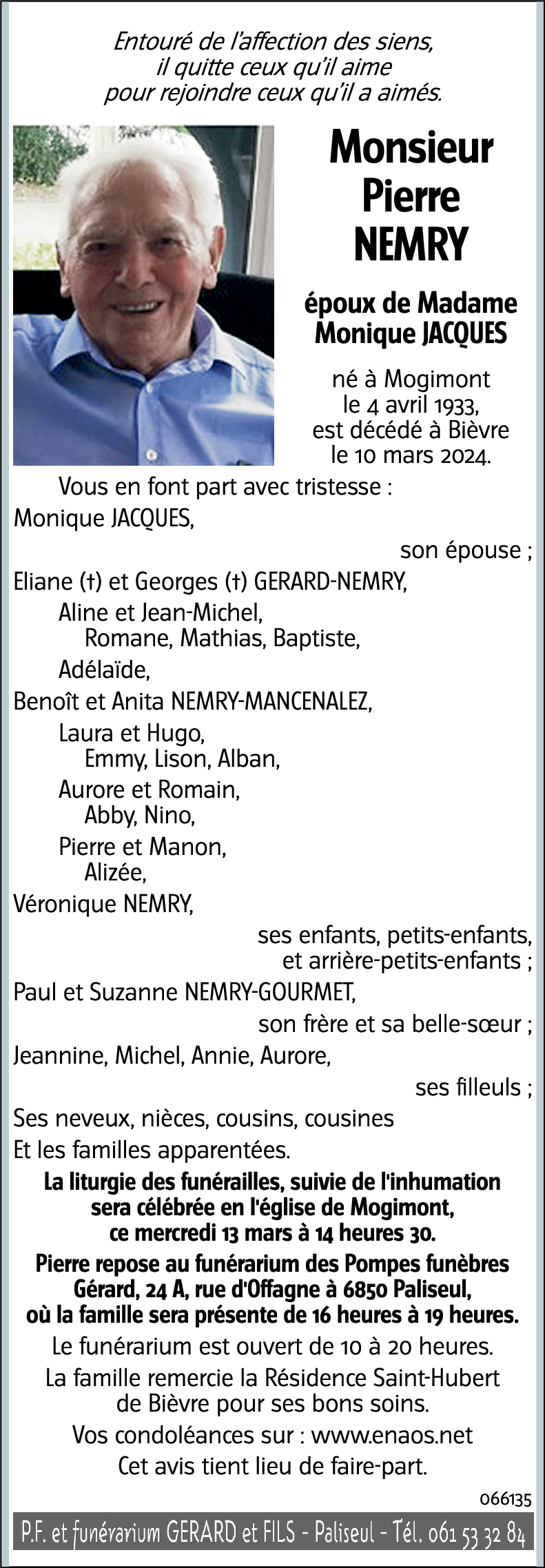 Pierre NEMRY
