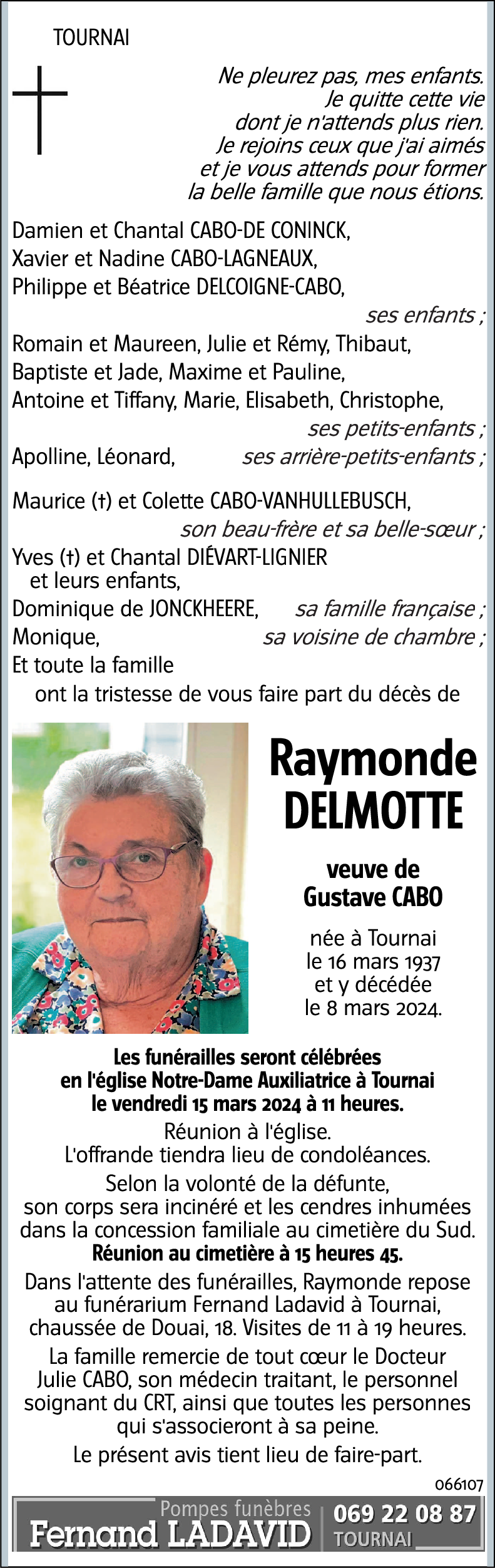 Raymonde DELMOTTE