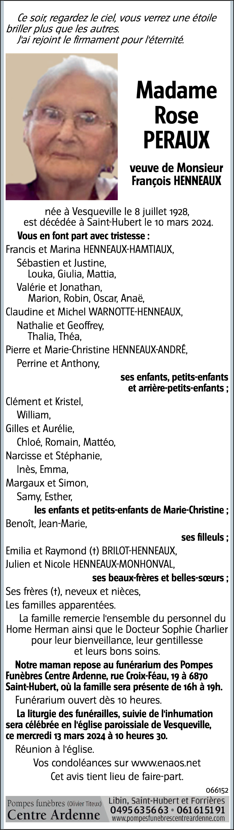 Rose PERAUX