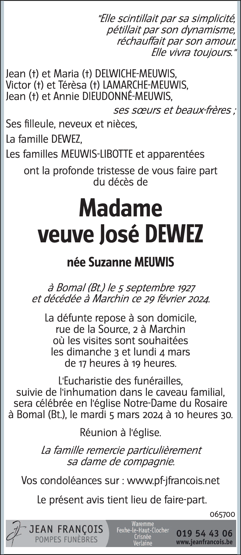 Suzanne MEUWIS