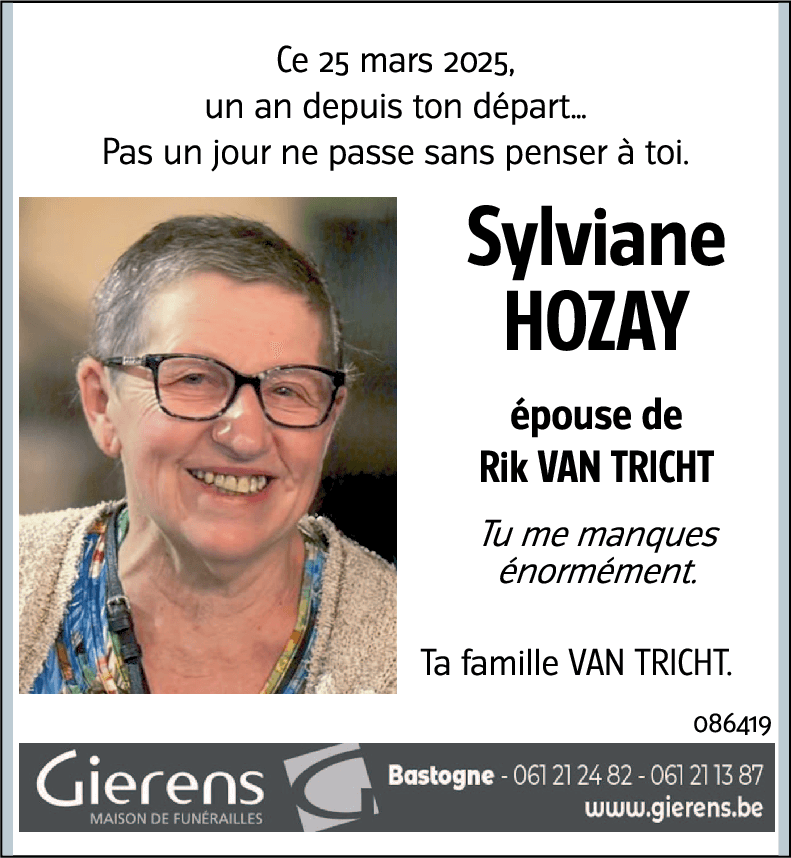 Sylviane HOZAY