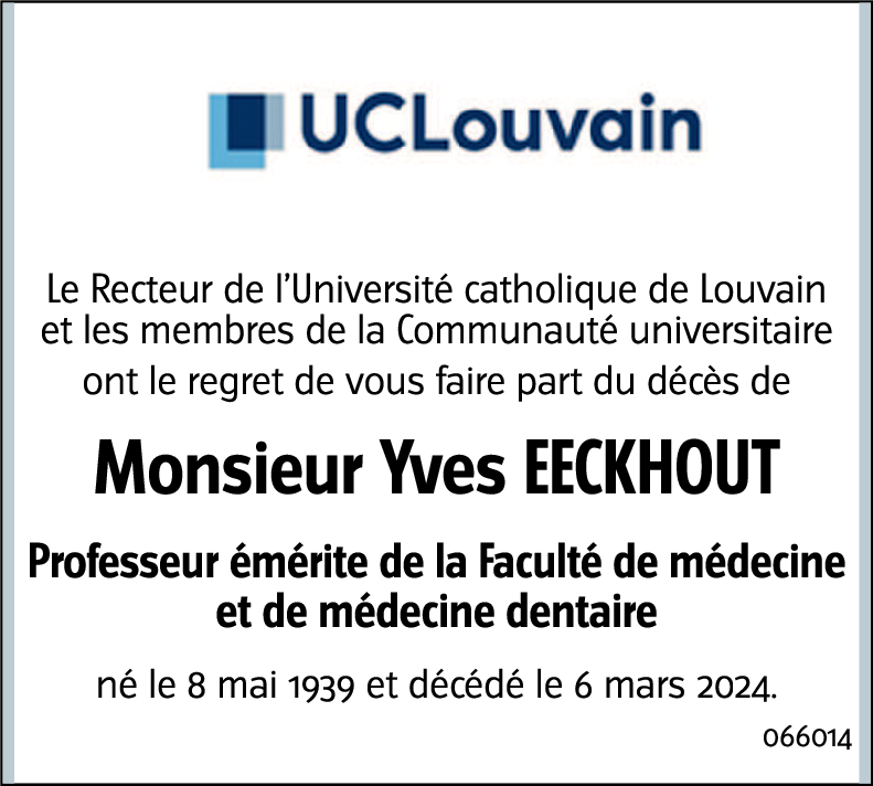 Yves EECKHOUT
