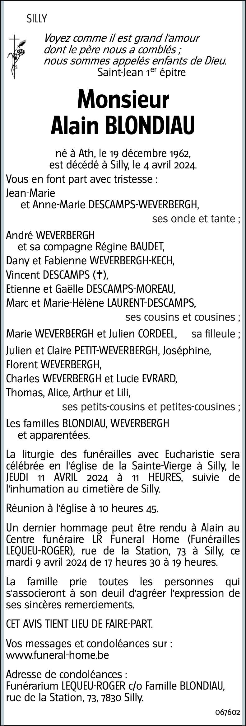 Alain BLONDIAU
