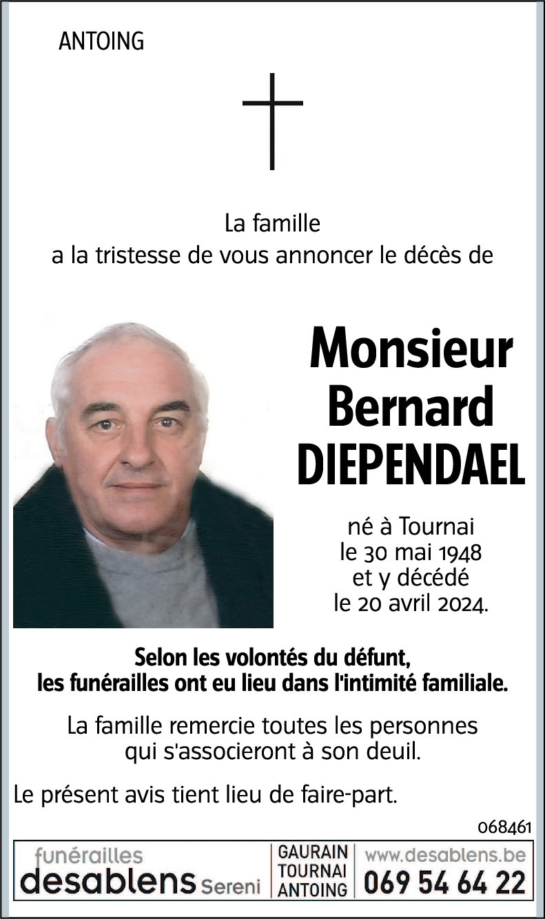Bernard DIEPENDAEL