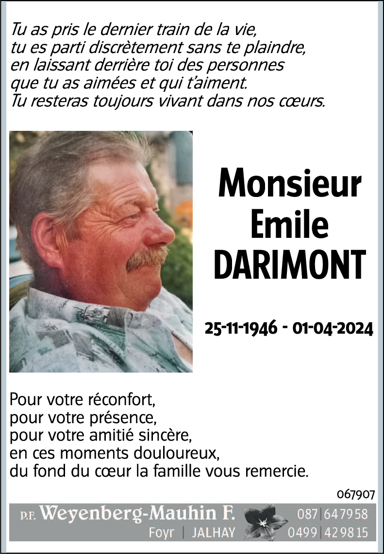 Emile DARIMONT