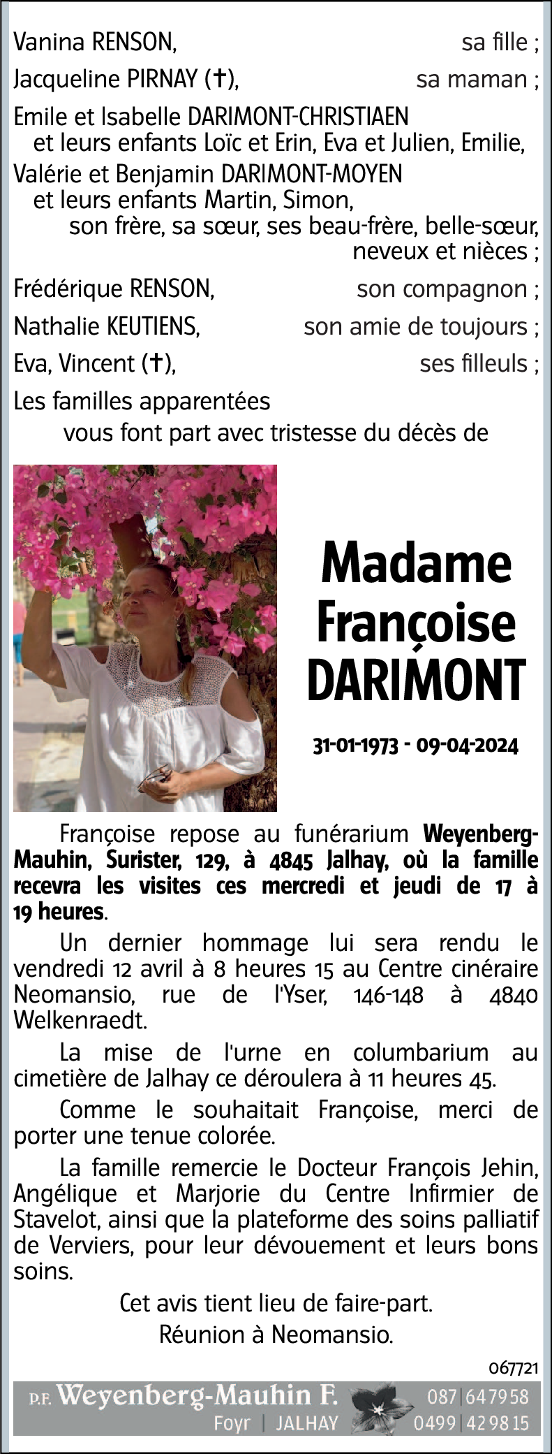 Françoise DARIMONT