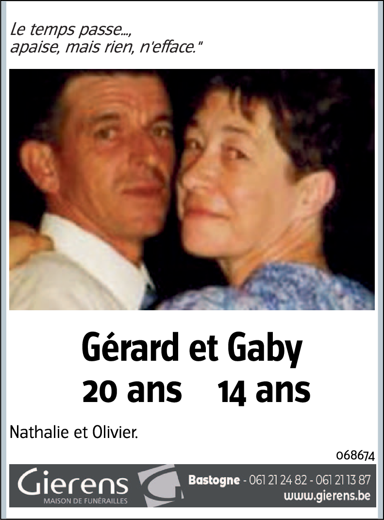 Gérard, Gaby Frazelle