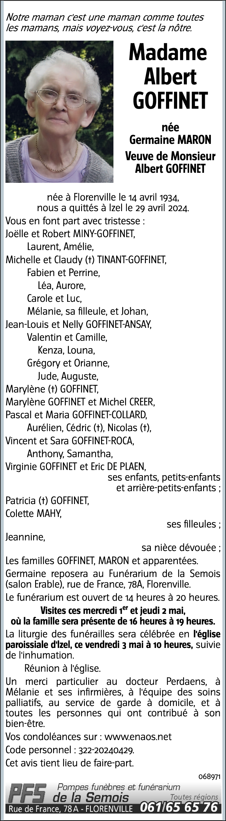 Germaine MARON