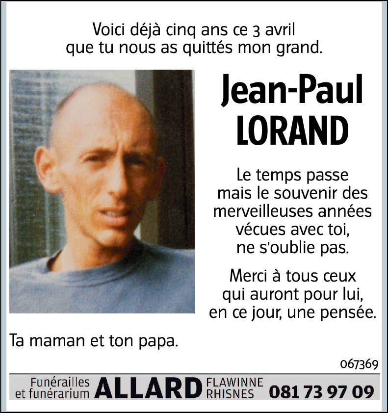 Jean-Pol LORAND