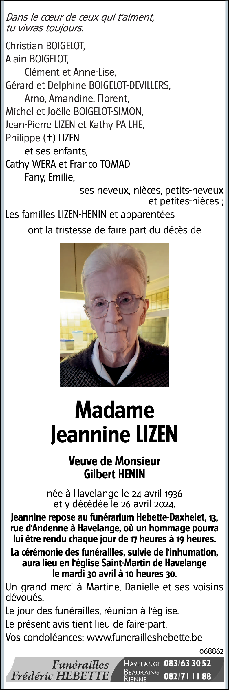 Jeannine LIZEN