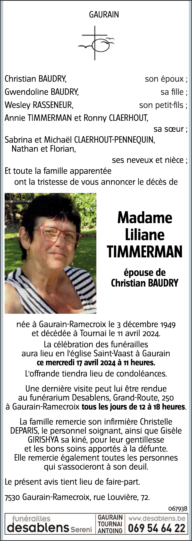 Liliane TIMMERMAN