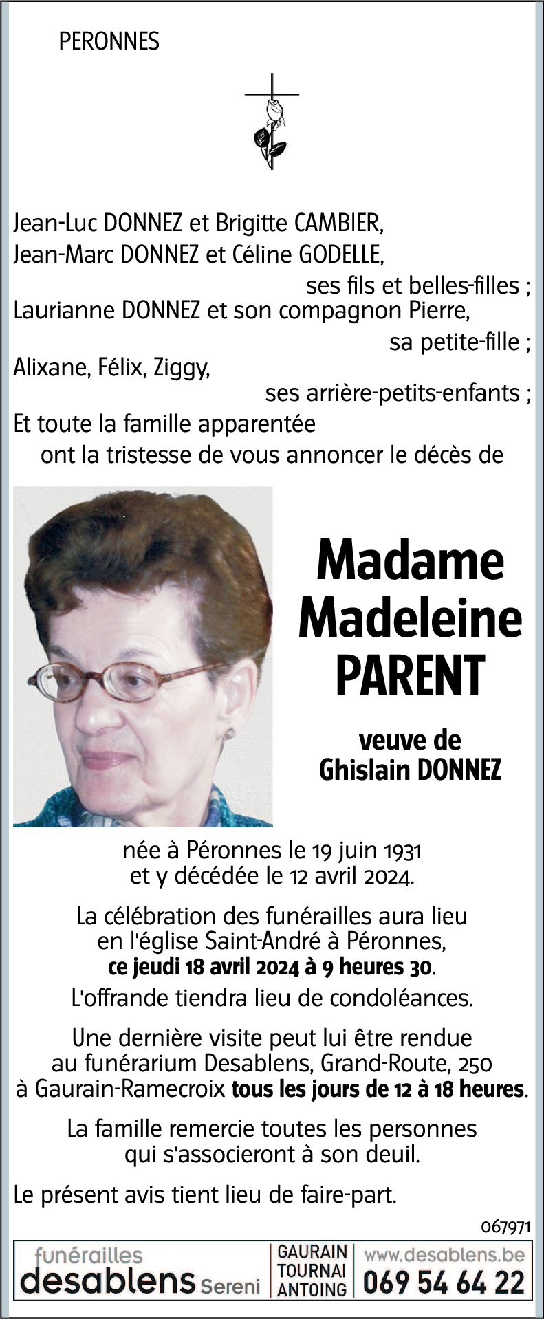 Madeleine PARENT