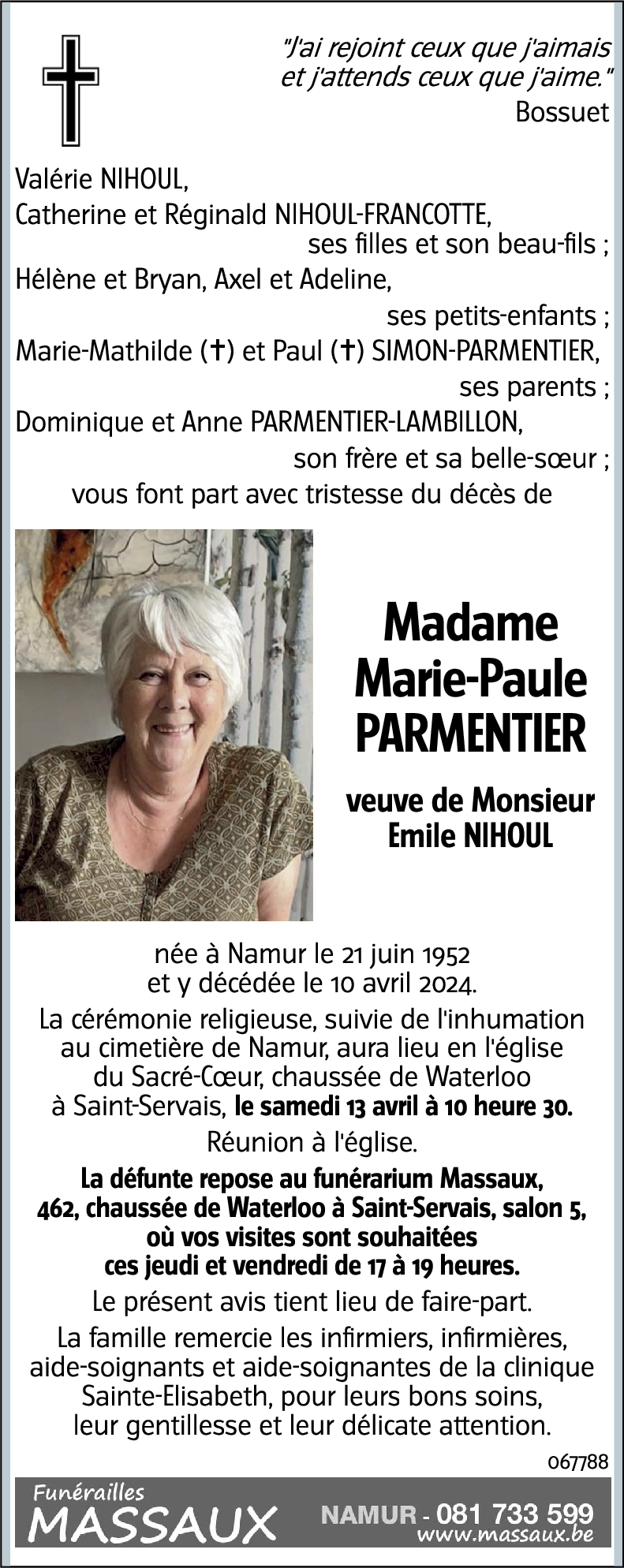 Marie-Paule PARMENTIER