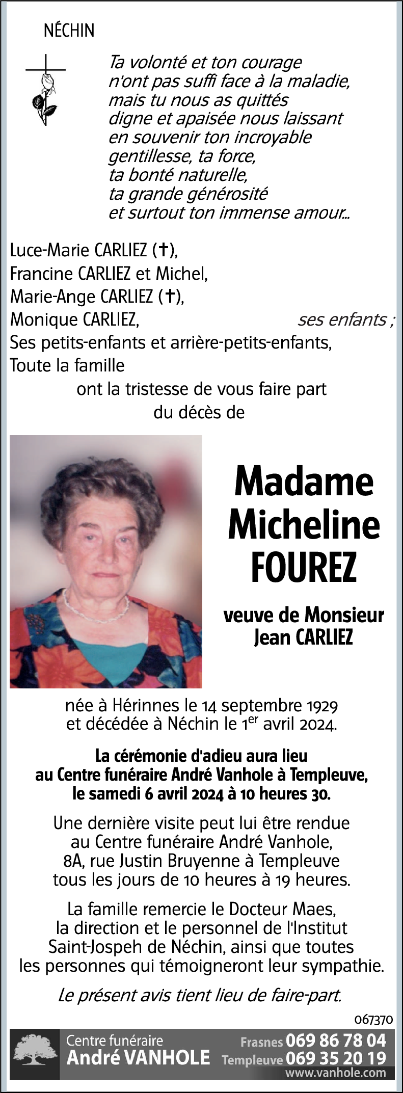 Micheline FOUREZ