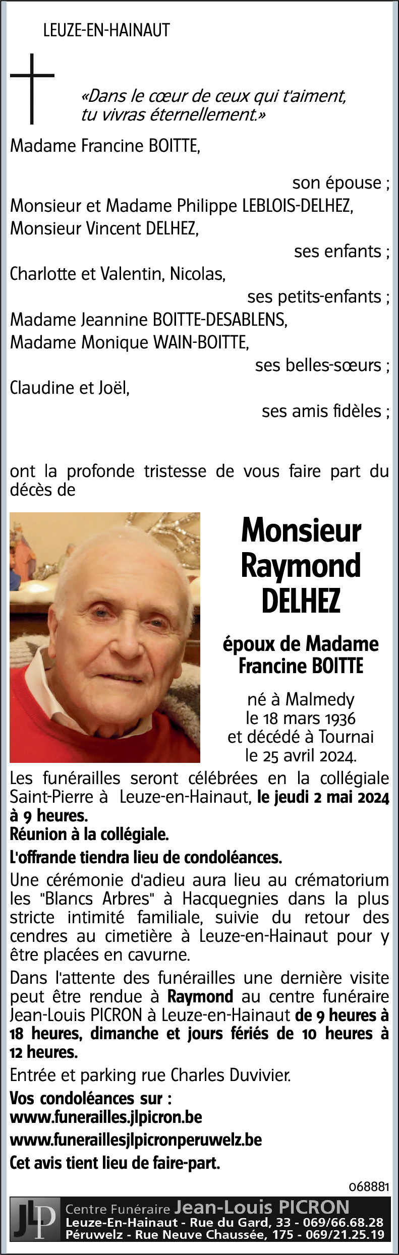 Raymond DELHEZ